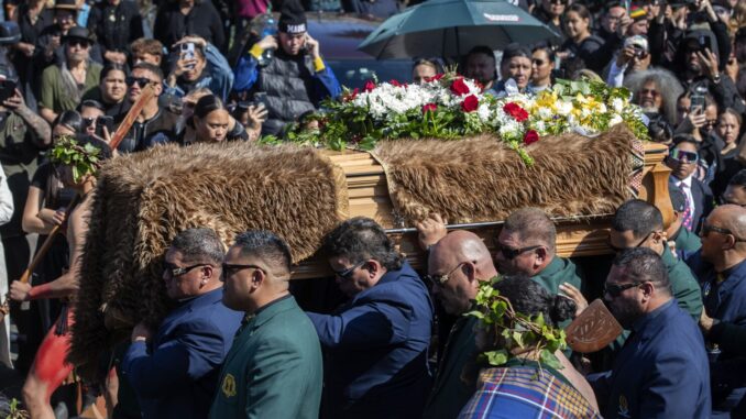 APTOPIX New Zealand Maori King Funeral